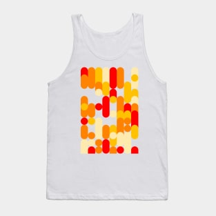 Colourful Geometric Animated Pattern Tank Top